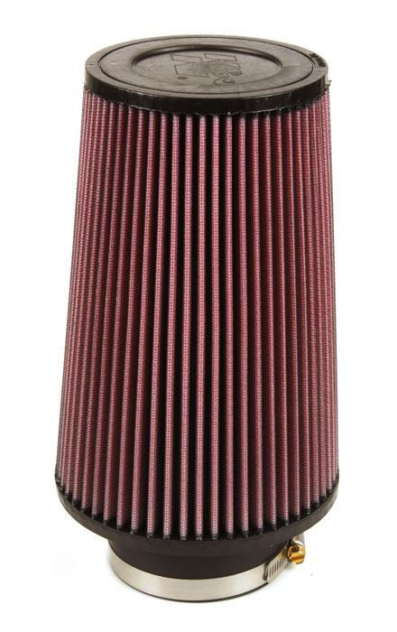 K&N Universal Rubber Filter 3 1/2inch ID FLG / 6inch Base / 4-5/8inch Top / 9inch Height - Burkken Auto Parts