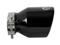 aFe MACH Force-Xp 409 SS Clamp-On Exhaust Tip 2.5in. Inlet / 4in. Outlet / 6in. L - Black - Burkken Auto Parts