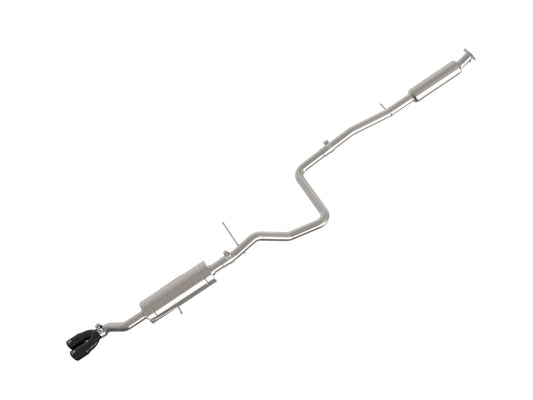 aFe Takeda Series 2 1/2in 304 SS Cat-Back 14-19 Ford Fiesta L4-1.6L w/Black Tip - Burkken Auto Parts
