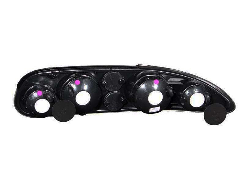 ANZO 1993-2002 Chevrolet Camaro Taillights Dark Smoke - Burkken Auto Parts