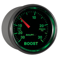 Autometer GS 30inhg-30PSI Digital Vac/Boost Gauge - Burkken Auto Parts