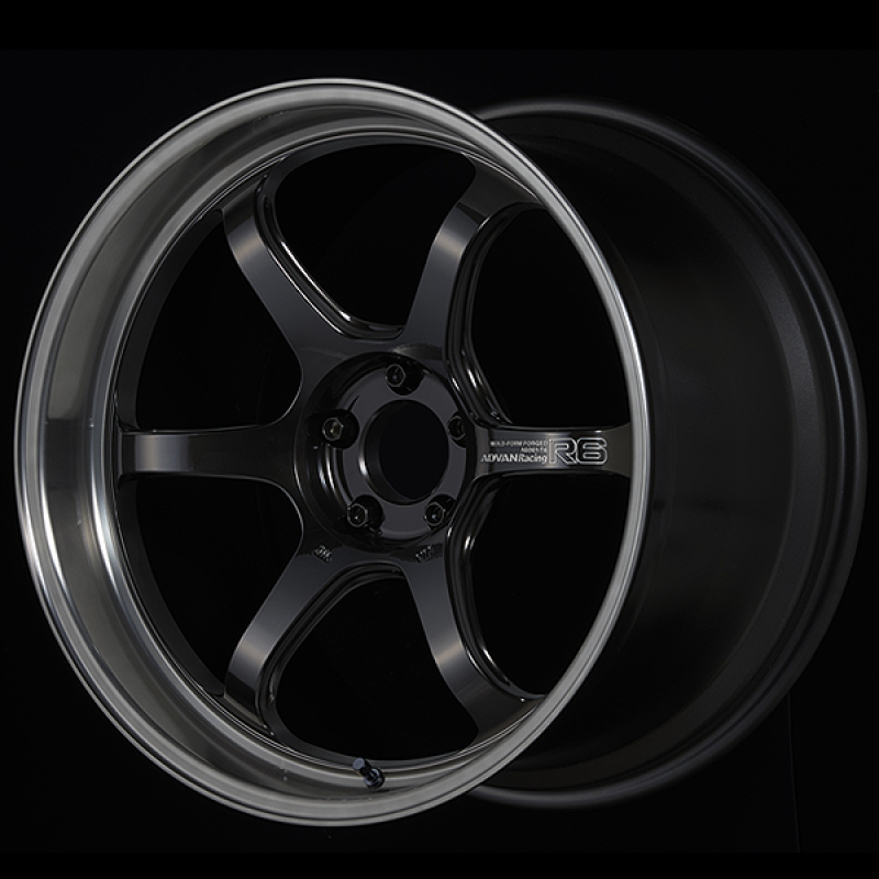 Advan R6 20x10 +25mm 5-112 Machining & Black Coating Graphite Wheel - Burkken Auto Parts
