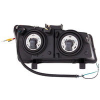 ANZO 2003-2006 Chevrolet Silverado 1500 Projector Headlights w/ U-Bar Chrome - Burkken Auto Parts