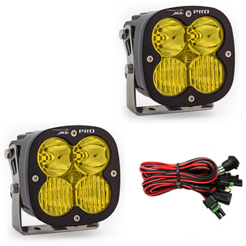 Baja Designs XL Pro Series Driving Combo Pattern Pair LED Light Pods - Amber - Burkken Auto Parts