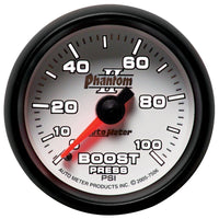 Autometer Phantom II 52.4mm Mechanical 0-100psi Boost Gauge - Burkken Auto Parts