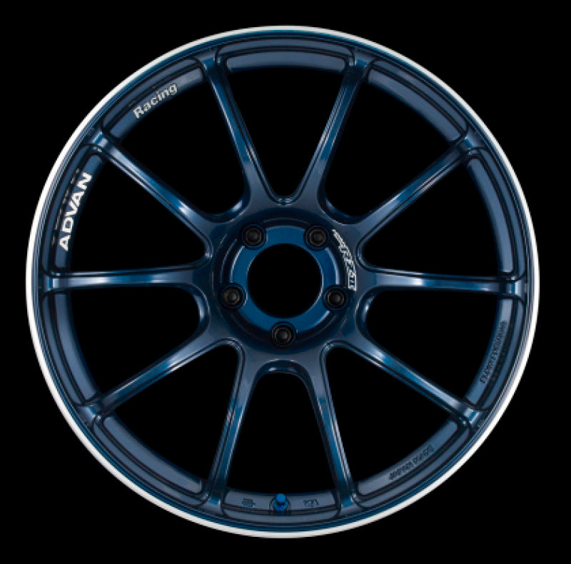 Advan RZII 17x7.5 +38 4-100 Racing Indigo Blue Wheel - Burkken Auto Parts