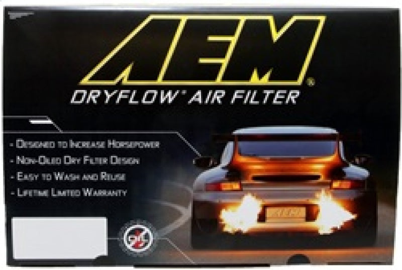 AEM 10 Dodge Ram 2500/3500 6.7L L6 DSL 11in L x 9.75in W x 6.5in H Replacement DryFlow Air Filter - Burkken Auto Parts