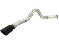aFe MACHForce XP 5in DPF-Back Stainless Steel Exhaust , Blk,Ford Diesel Trucks 11-14 V8-6.7L td - Burkken Auto Parts