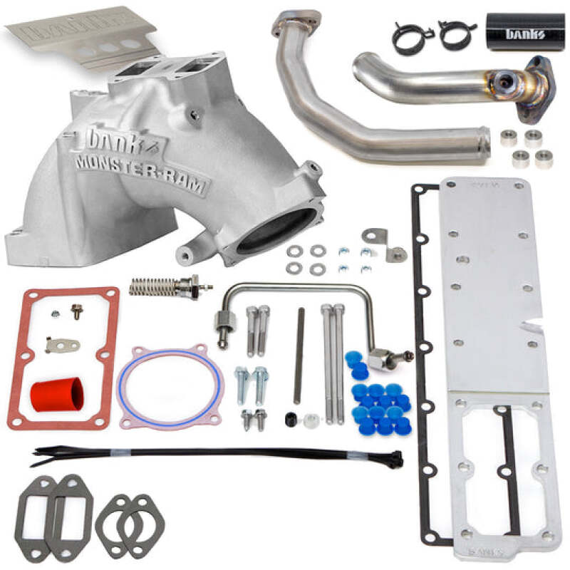 Banks Power 07.5-12 Ram Cab Chassis 6.7L Diesel Monster-Ram Intake System w/Fuel Line - Natural - Burkken Auto Parts