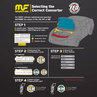 Magnaflow 19-21 Nissan Altima 2.5L Single Underbody Direct Fit Converter - Burkken Auto Parts