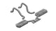 Corsa 1997-2004 Chevrolet Corvette C5 Z06 5.7L V8 Polished Sport Axle-Back Exhaust - Burkken Auto Parts