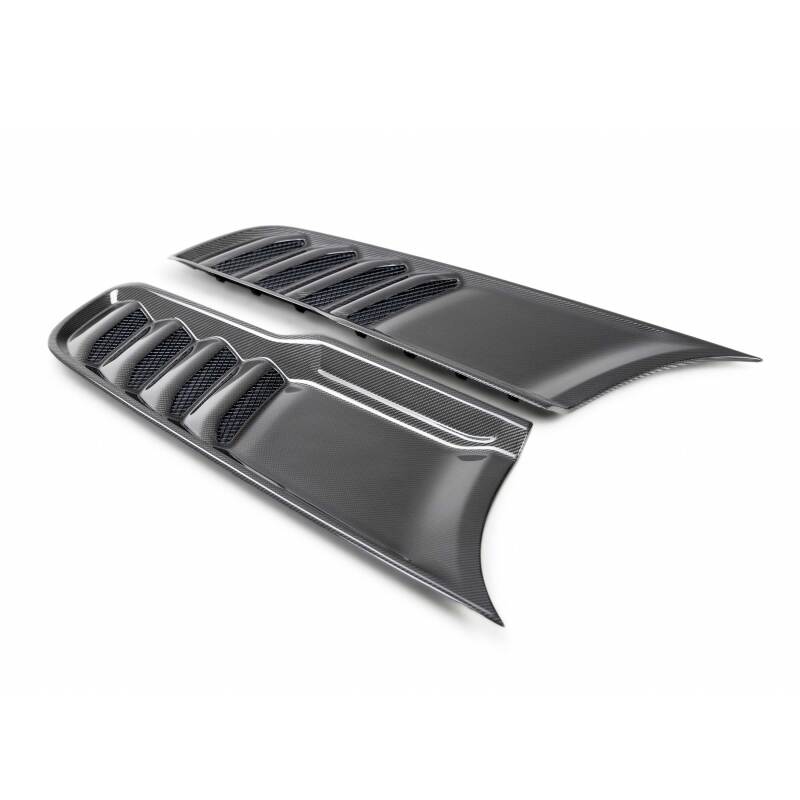 Anderson Composites 2021 Dodge RAM TRX Carbon Fiber Hood Vents - Type OE - Burkken Auto Parts
