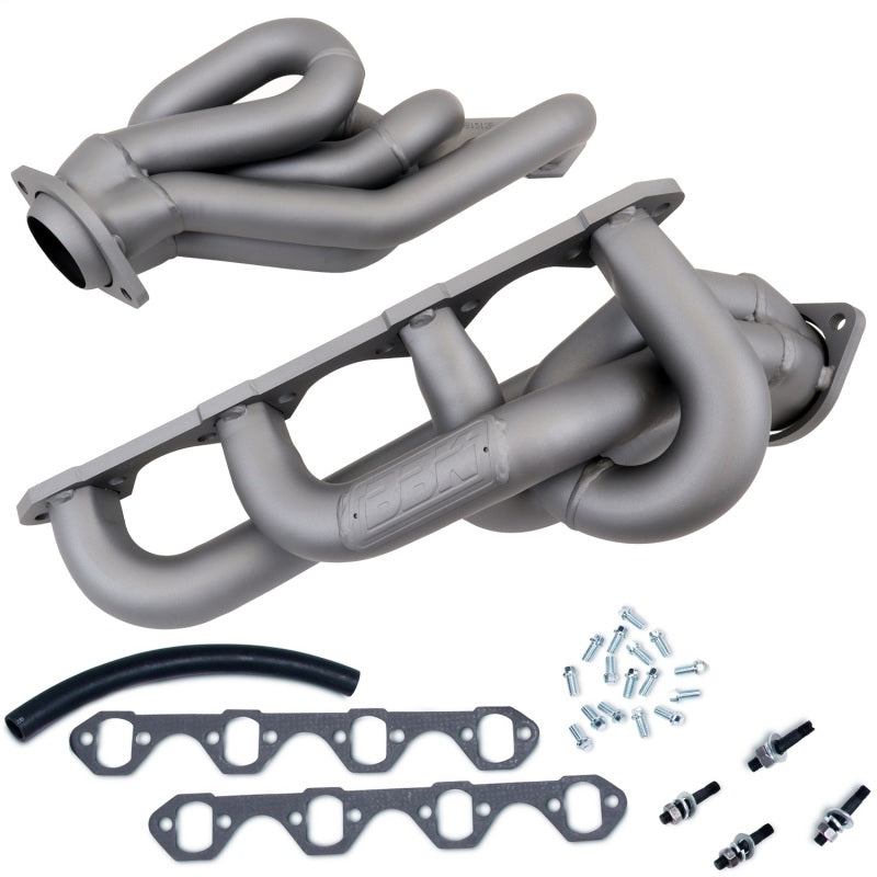 BBK 86-93 Mustang 5.0 Shorty Tuned Length Exhaust Headers - 1-5/8 Titanium Ceramic - Burkken Auto Parts