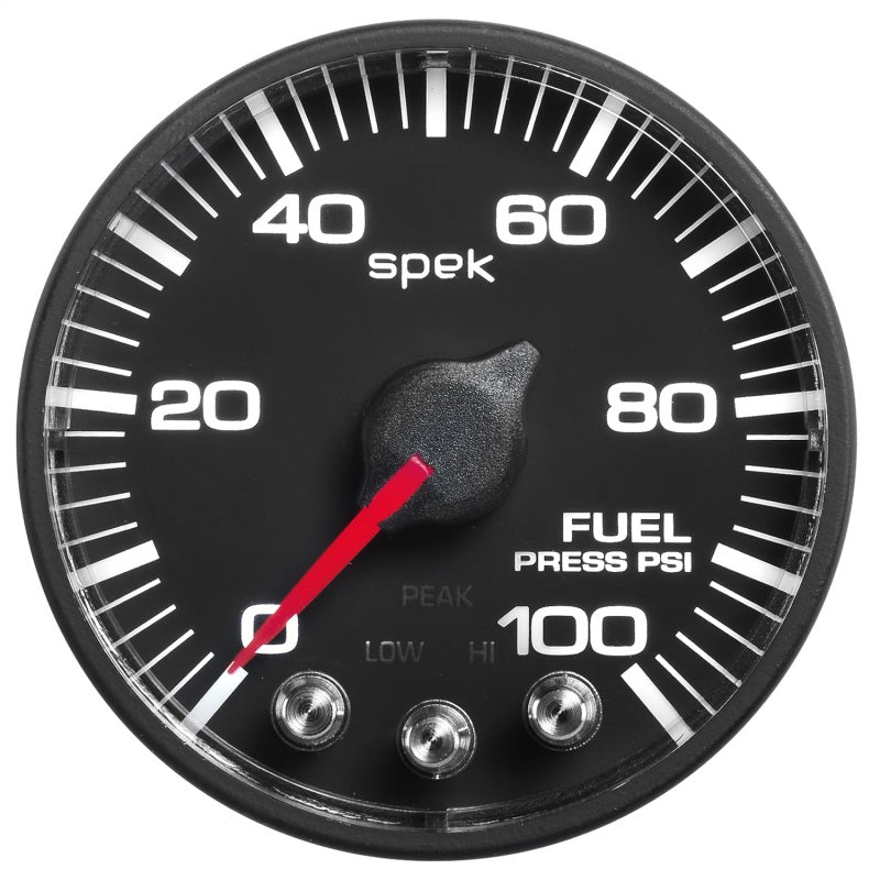 Autometer Spek-Pro - Nascar 2-1/16in Fuel Press 0- 100 psi Bfb Ecu - Burkken Auto Parts