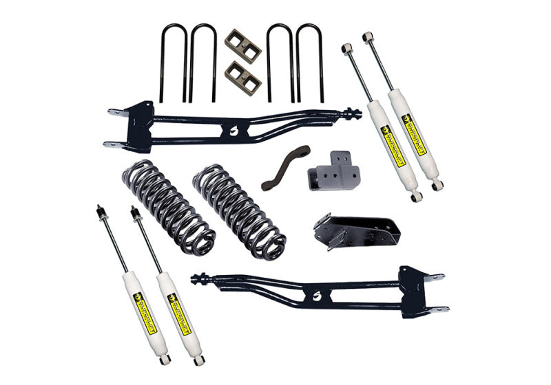 Superlift 80-96 Ford Bronco 4WD 4in Lift Kit Superunner Radius Arm Kit w/ Superlift Shocks