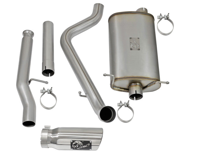 aFe MACHForce XP Exhausts Cat-Back Polished Tips 09-17 GM Silverado 1500 4.3/5.3L RegCab SB/LB - Burkken Auto Parts
