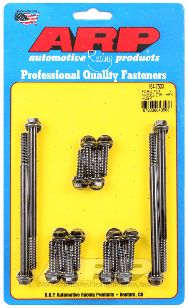 ARP Small Block Ford Hex Valve Cover Bolt Kit - Burkken Auto Parts