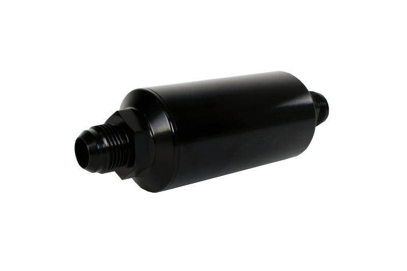 Aeromotive In-Line Filter - (AN-10) 100 Micron Stainless Steel Element Black Anodize Finish - Burkken Auto Parts