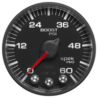 Autometer Spek-Pro 52.4mm 0-60 PSI Digital Stepper Motor Boost Gauge - Burkken Auto Parts