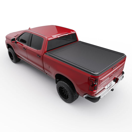 EGR 19-24 Chevrolet Silverado / 20-24 GMC Sierra 1500 6.5ft Bed RollTrac Electric Tonneau Cover - Burkken Auto Parts