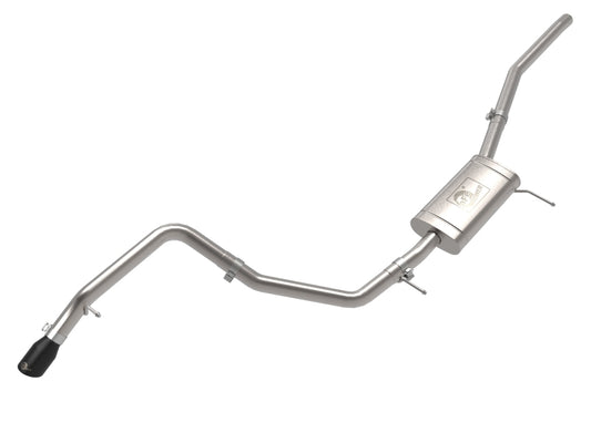 aFe 22-23 Ford Maverick EcoBoost L4 2.0L(t) Vulcan Series 2-1/2in 304 SS Cat-Back w/ Black Tip - Burkken Auto Parts