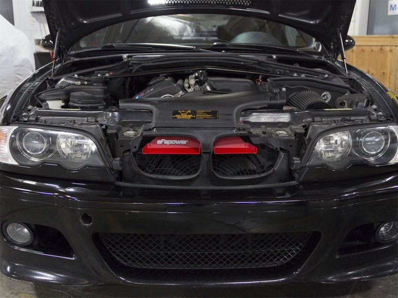 aFe MagnumFORCE Intakes Scoops AIS BMW 3-Series/ M3 (E46) 01-06 L6 - Matte Red - Burkken Auto Parts