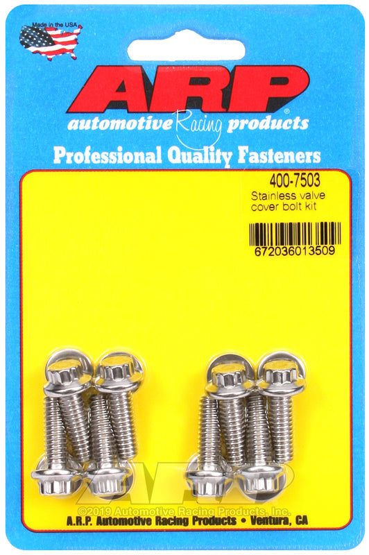 ARP Cast Aluminum Valve Cover 1/4in 12pt  Bolt Kit - Burkken Auto Parts
