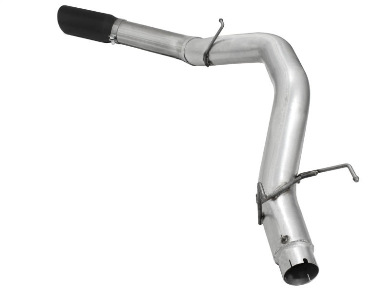 aFe Atlas 5in DPF-Back Aluminized Steel Exh Dodge RAM Diesel 13-14 L6-6.7L Mega Cab w/ Black Tip - Burkken Auto Parts