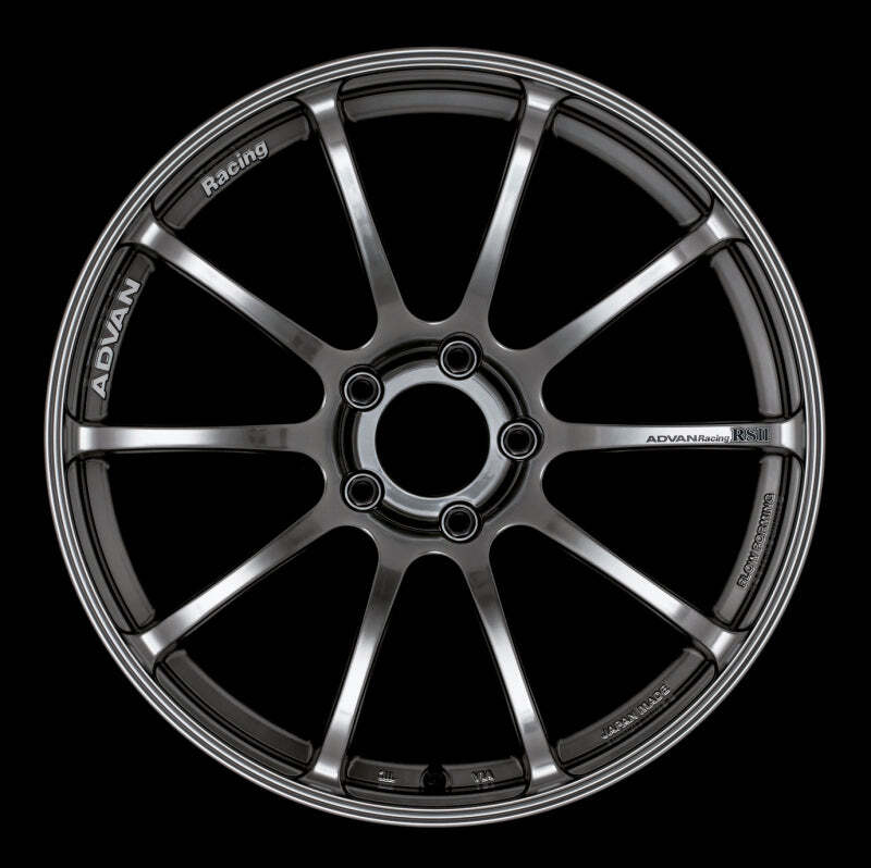 Advan RSII 17X9 +29 5-98 PCD Racing Hyper Black (No Cancel) - Burkken Auto Parts
