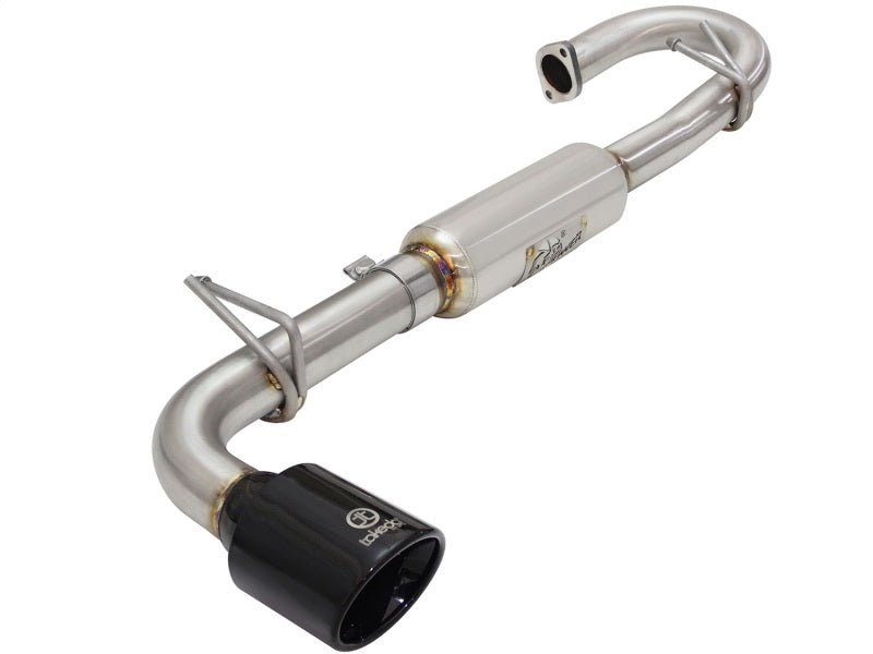 aFe Takeda 11-16 Scion TC 2.5L 2 1/4-2 1/2in Stainless Steel Axle-Back Exhaust w/Black Tip - Burkken Auto Parts