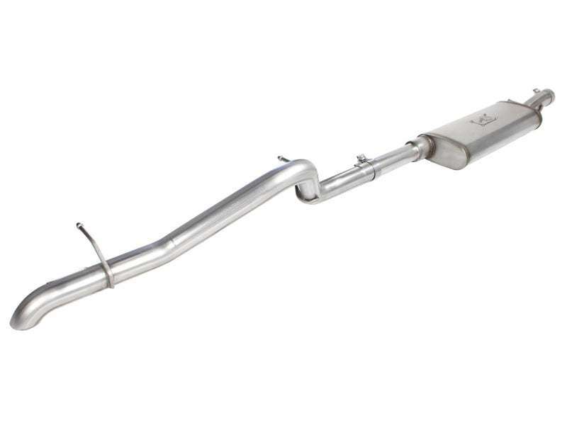 aFe MACHForce XP Exhaust Cat-Back 2.5in SS-409 Hi-Tuck 12-14 Jeep Wrangler Unlimited V6 3.6L 4Dr - Burkken Auto Parts
