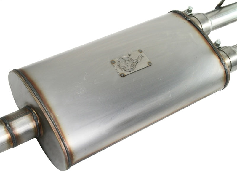aFe MACHForce XP Exhaust Cat-Back SS-409 07-09 Toyota Tundra V8-5.7L w/ Black Tip - Burkken Auto Parts