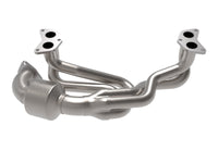 aFe Twisted Steel 304 Stainless Steel Header w/ Cat 13-19 Subaru Outback H4-2.4L - Burkken Auto Parts