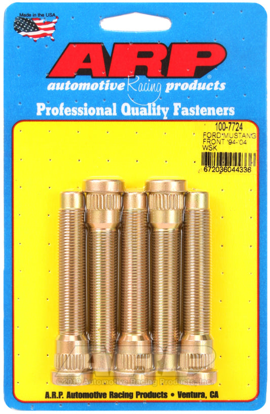 ARP 94-04 Ford Mustang Front Wheel Stud Kit (Set of 5) - Burkken Auto Parts