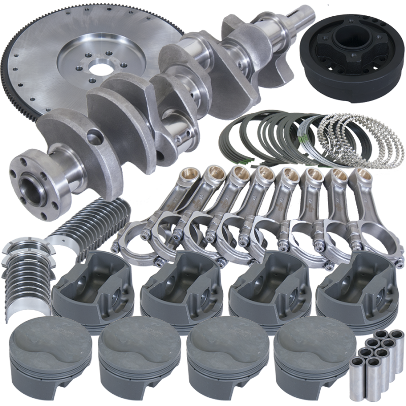 Eagle Ford 302 3.250in Crank 5.400in I-Beam Rods 4.040in Pistons 157 Tooth FW Balanced Assembly - Burkken Auto Parts