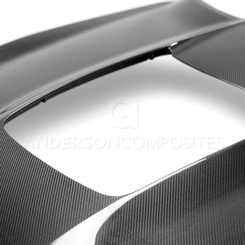 Anderson Composites 2020 Mustang Shelby GT500 Double Sided Carbon Fiber Hood - Burkken Auto Parts