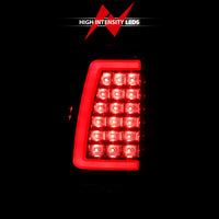 ANZO 1999-2002 Chevy Silverado 1500 LED Taillights Plank Style Chrome With Red/Clear Lens - Burkken Auto Parts