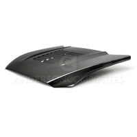 Anderson Composites 15-17 Ford Mustang (Excl. GT350/GT350R) Double Sided Type-GT5 Carbon Fiber Hood - Burkken Auto Parts
