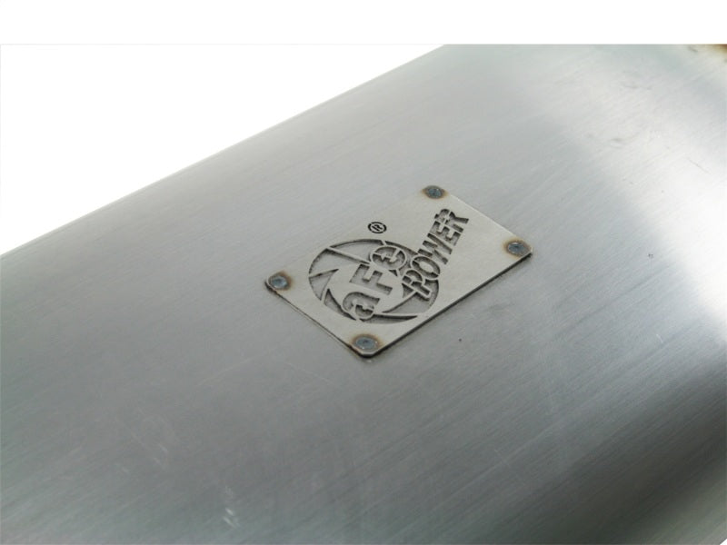 aFe MACHForce XP Exhaust Cat-Back 2.5/3in SS-409 w/ Black Tip 04-12 Nissan Titan V8 5.6L - Burkken Auto Parts