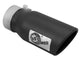 aFe MACHForce XP 3in Inlet x 4in Outlet x 9in Length Clamp-On Black Tip - Burkken Auto Parts