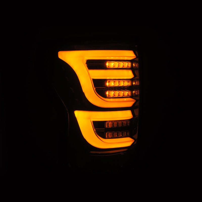 AlphaRex 07-13 Toyota Tundra LUXX-Series LED Tail Lights Alpha-Black - Burkken Auto Parts