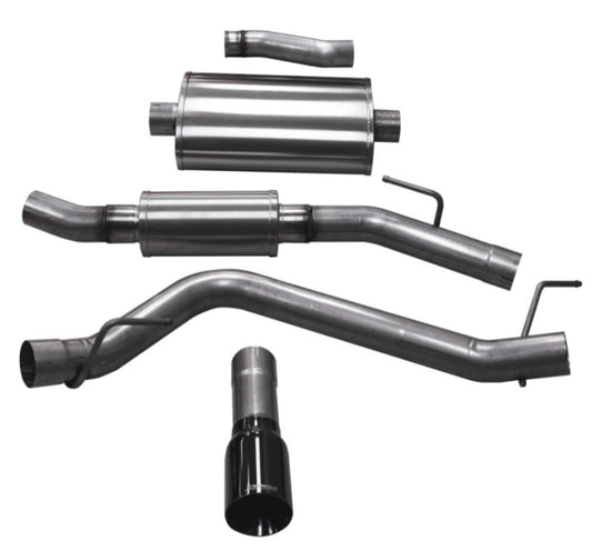 Corsa 2020-2025 Jeep Gladiator JT 3.0in Cat-Back Single Touring Side Exit w/ 4.0in Black Tip