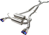 aFe Takeda 2-1/2in 304SS Cat-Back Exhaust Infiniti G37 08-13/Q60 14-15 V6-3.7 w/ Blue Flame Tips - Burkken Auto Parts
