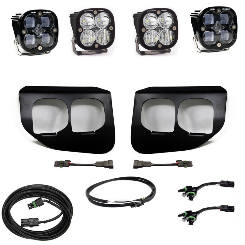 Baja Designs Ford Super Duty (20-On) Fog Lights Dual FPK SAE/Sport DC Baja Designs w/Upfitter - Burkken Auto Parts