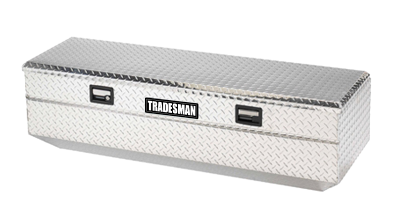 Tradesman Aluminum Flush Mount Truck Tool Box (60in.) - Brite - Burkken Auto Parts