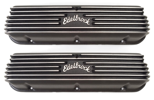 Edelbrock Valve Cover Classic Series Ford 1962-95 221 351W V8 Black - Burkken Auto Parts