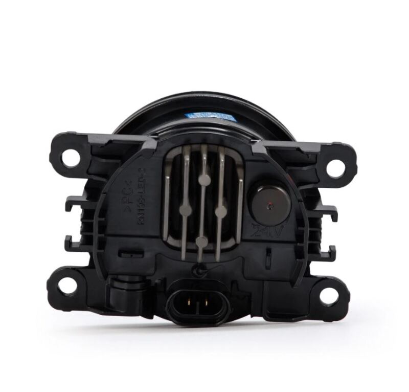 AlphaRex Universal Acura/Ford/Honda/Subaru/Nissan DoubleTap Dual Color LED Proj Fog Lights - Wt/Ambr - Burkken Auto Parts