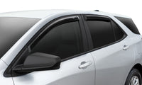 AVS 2018 Chevy Equinox Ventvisor Outside Mount Window Deflectors 4pc - Smoke - Burkken Auto Parts