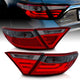 ANZO 2015-2016 Toyota Camry LED Taillights Smoke - Burkken Auto Parts