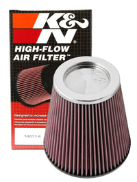 K&N Round Tapered Universal Air Filter 6 inch Flange 7 1/2 inch Base 5 inch Top 7 1/2 inch Height - Burkken Auto Parts